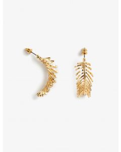 Boucles d'oreilles feuille