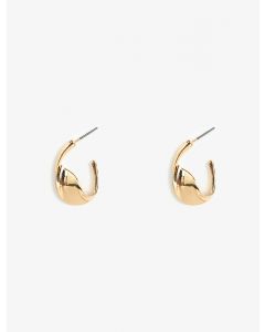 Boucles d'oreilles anneau courbé