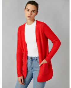 Cardigan à poche à manches longues