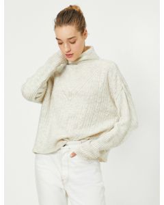 Pull à col roulé