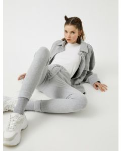 Pantalon de jogging en coton gaufré