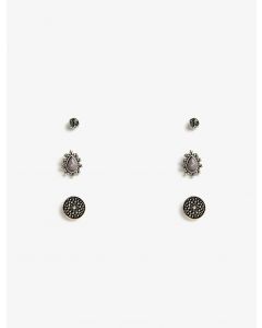 Ensemble de boucles d'oreilles métalliques multiples