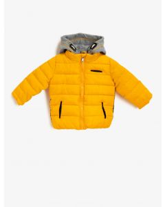 Doudoune à capuche avec fermeture éclair yellow 3-6