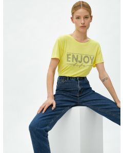  T-SHIRT MC YELLOW L