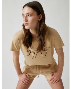  T-SHIRT MC BEIGE XXL