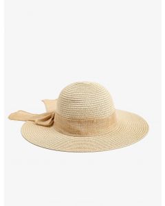 Chapeau de paille avec nœud