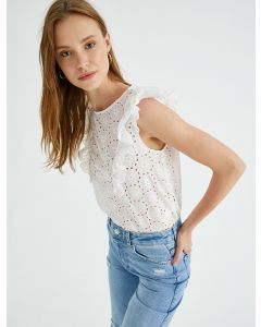  BLOUSE MC WHITE 34
