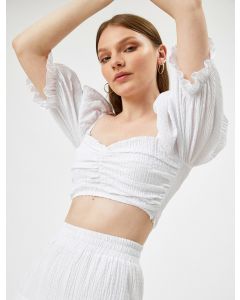  BLOUSE MC WHITE 42