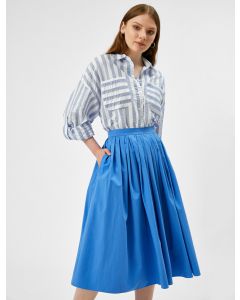  CHEMISES ML BLUE STRIPE 36