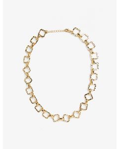 Collier chaîne de forme géométrique