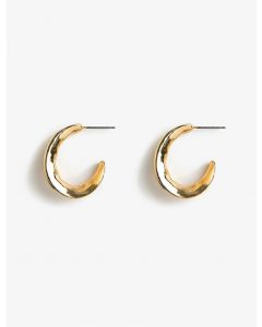 Boucles d'oreilles bague en relief