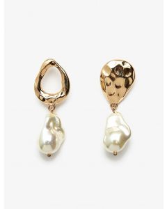 Boucles d'oreilles métalliques GOLD T