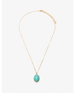 Collier chaîne fine pierre