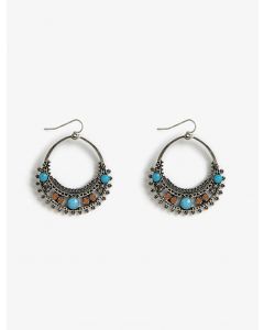 Boucles d'oreilles ethniques en perles colorées