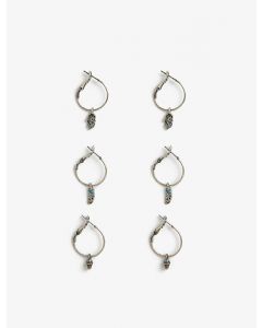  DES BOUCLES D&#39;OREILLES A SILVER T