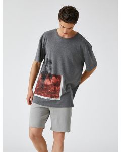  T-SHIRT MC GREY XL
