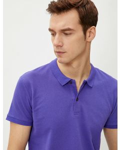  TSHIRT MC POLO BSC PURPLE S