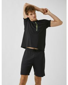  T-SHIRT MC BLACK XL