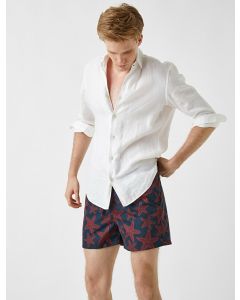 Short de plage imprimé