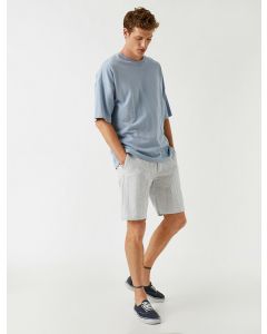Shorts BLUE-STRIPE 40
