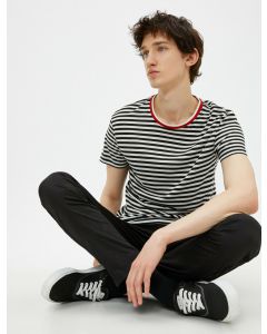 Pantalon slim fit poche coton