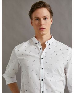  CHEMISES ML WHITE DESIGN XL