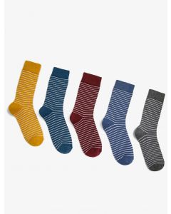 Ensemble chaussettes rayées homme coton xxx t