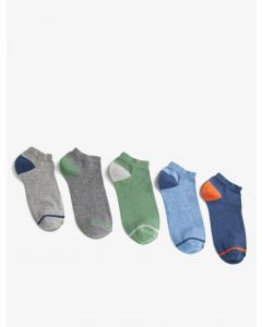 Ensemble chaussettes basiques homme coton indigo t