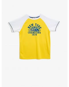  T-SHIRT MC YELLOW 910