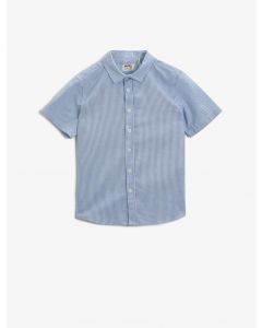  CHEMISES MC BLUE STRIPE 7-8