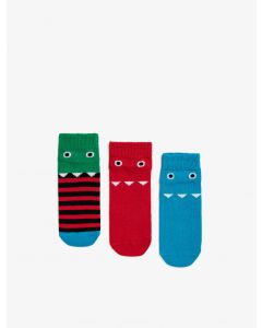 Ensemble de chaussettes à motifs garçon en coton rayé