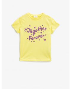  T-SHIRT MC YELLOW 4-5