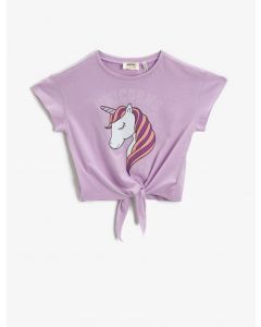  T-SHIRT MC LILA 3-4
