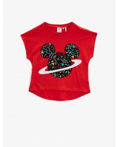 T-shirt mickey mouse en coton sous licence RED 5-6