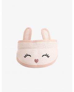 Chapeau de paille imprimé à oreilles de lapin