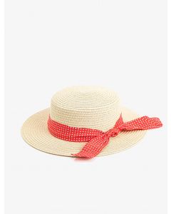 Chapeau de paille ruban