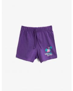  SHORTS AUBERGINE 7-8