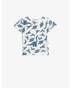  T-SHIRT MC ECRU DESIGN 912