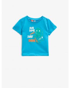  T-SHIRT MC BLUE 128