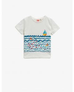  T-SHIRT MC WHITE 128
