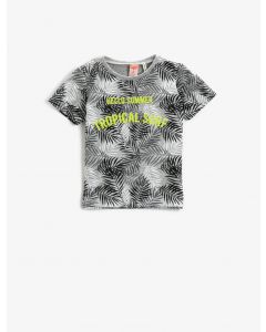  T-SHIRT MC GREY DESIGN 912