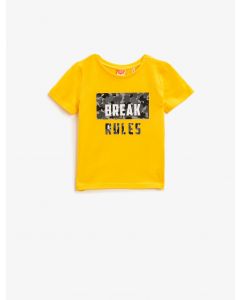  T-SHIRT MC YELLOW 912