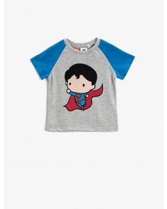  T-SHIRT MC GREY 128