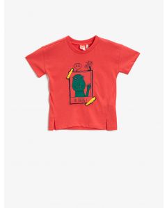  T-SHIRT MC RED 128