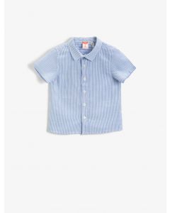  CHEMISES MC BLUE STRIPE 243