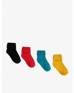 Lot de 4 chaussettes bébé garçon coton 4 pièces