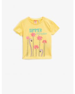  T-SHIRT MC YELLOW 6-9