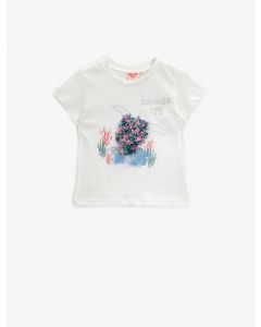 T-SHIRT MC WHITE 128