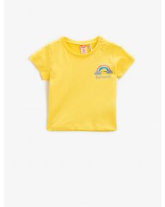  T-SHIRT MC YELLOW 6-9