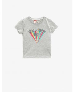  T-SHIRT MC Light Grey 128